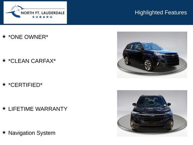 2025 Subaru Forester Touring