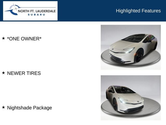 2025 Toyota Prius Nightshade