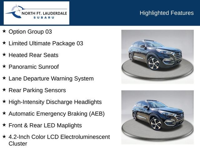 2016 Hyundai Tucson Limited