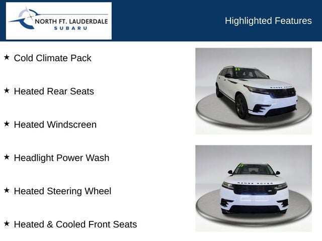 2025 Land Rover Range Rover Velar Dynamic SE