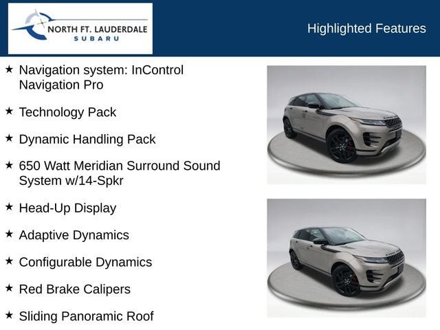 2022 Land Rover Range Rover Evoque R-Dynamic SE