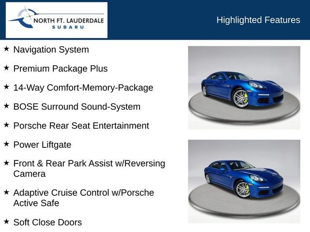 2016 Porsche Panamera S