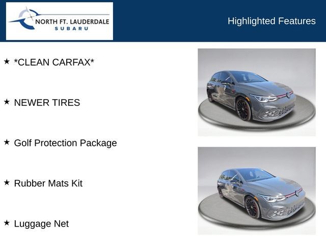 2023 Volkswagen Golf GTI 2.0T 40th Anniversary Edition