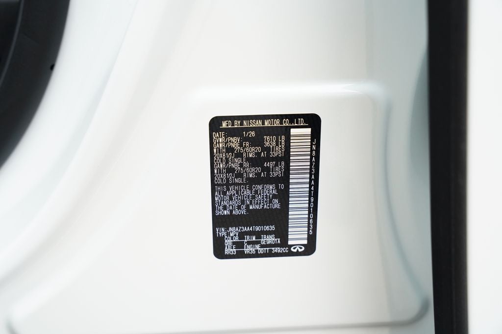 2026 INFINITI QX80 PURE